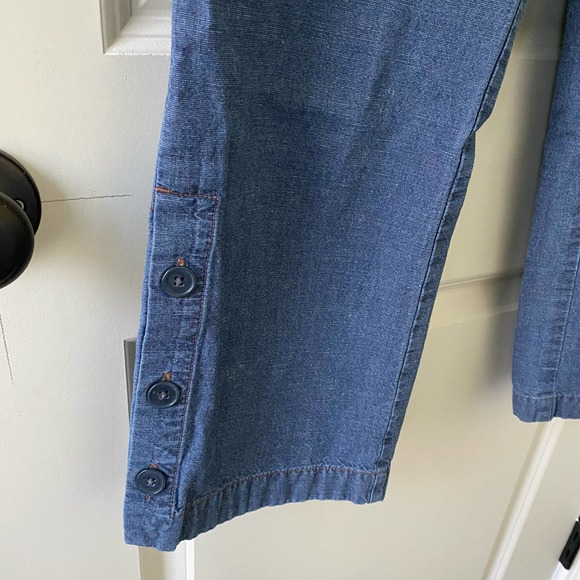 Ann Taylor LOFT Chambray Ankle Pants Size 4 - Picture 3 of 6